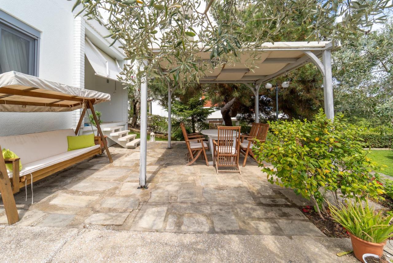 Villa Elia Kavala - Mediterranean Holiday Villa Palaiontsiflikion Exterior foto