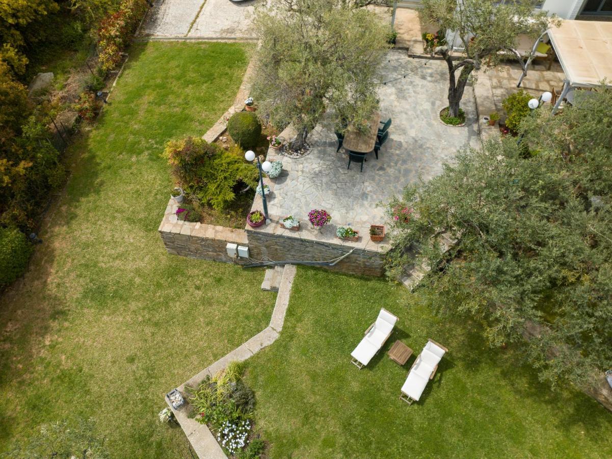 Villa Elia Kavala - Mediterranean Holiday Villa Palaiontsiflikion Exterior foto