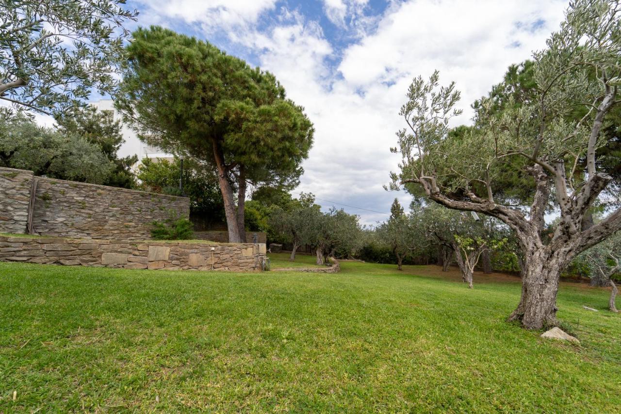 Villa Elia Kavala - Mediterranean Holiday Villa Palaiontsiflikion Exterior foto