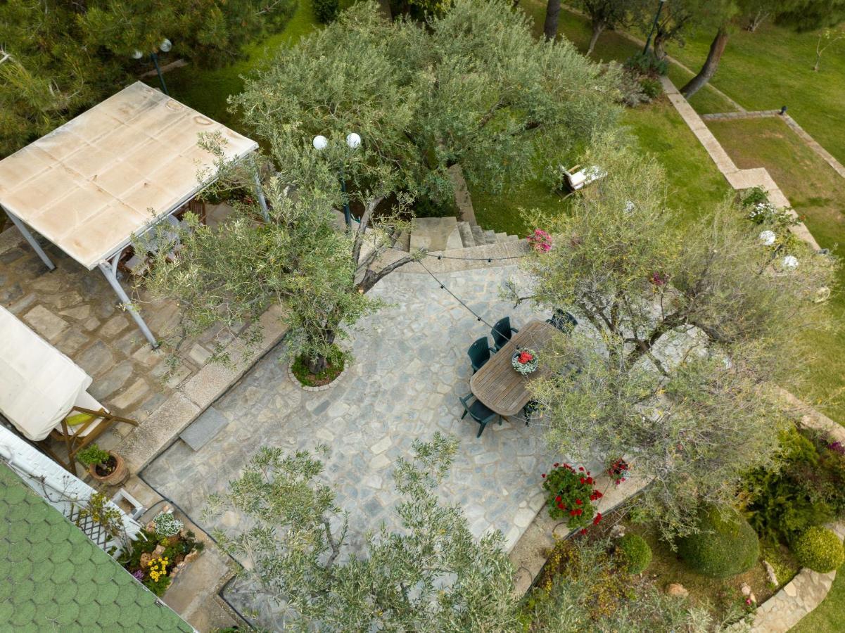 Villa Elia Kavala - Mediterranean Holiday Villa Palaiontsiflikion Exterior foto